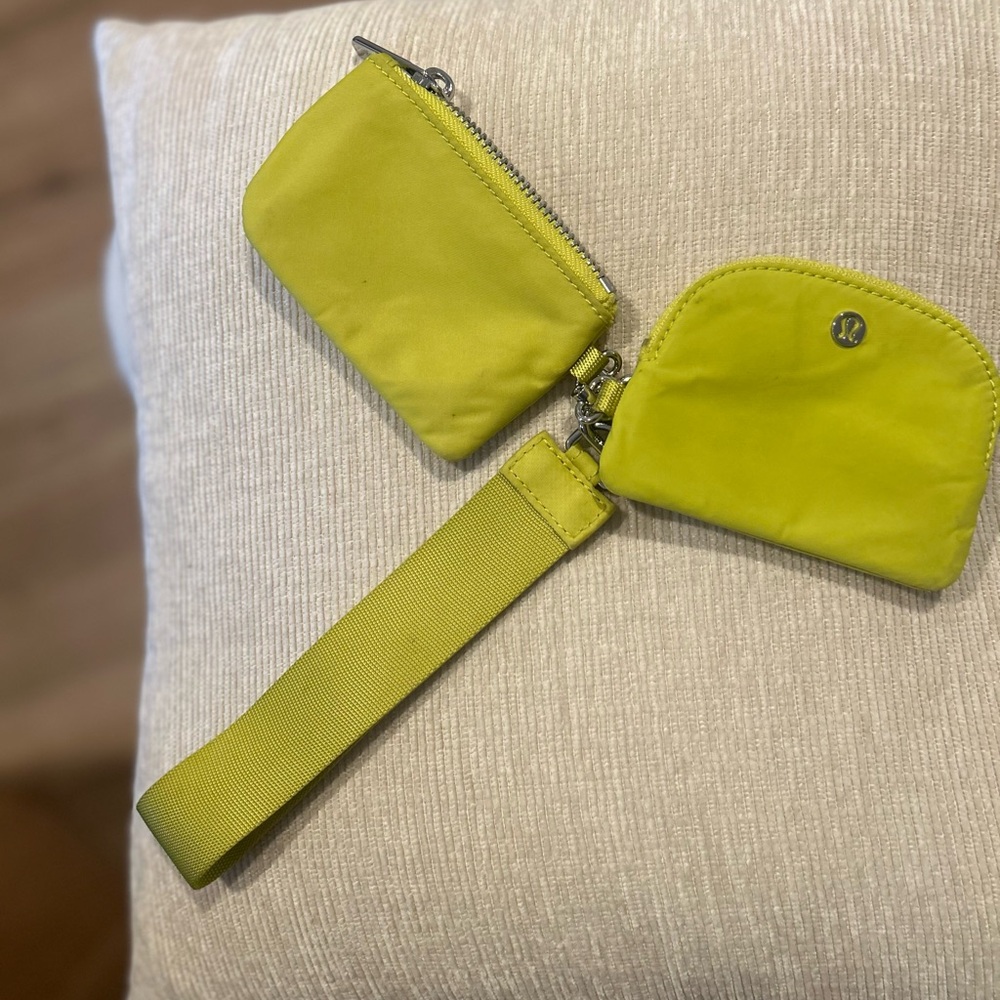 Lululemon dual pouch wristlet